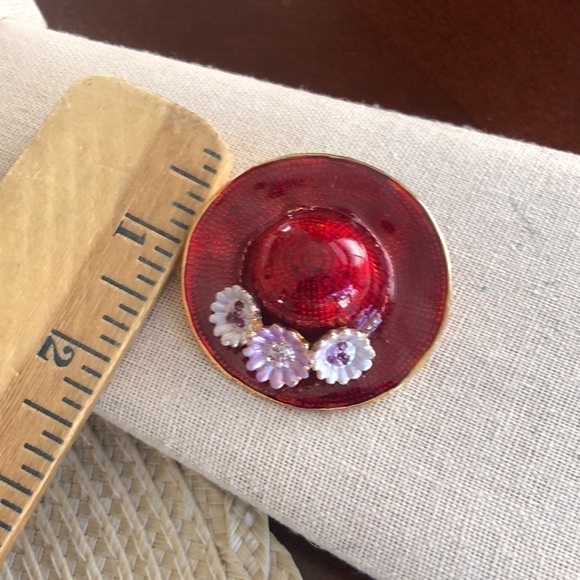 Vintage Hat Brooch - Picture 3 of 3